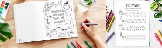 Bible Color Therapy - Philippians - Plants