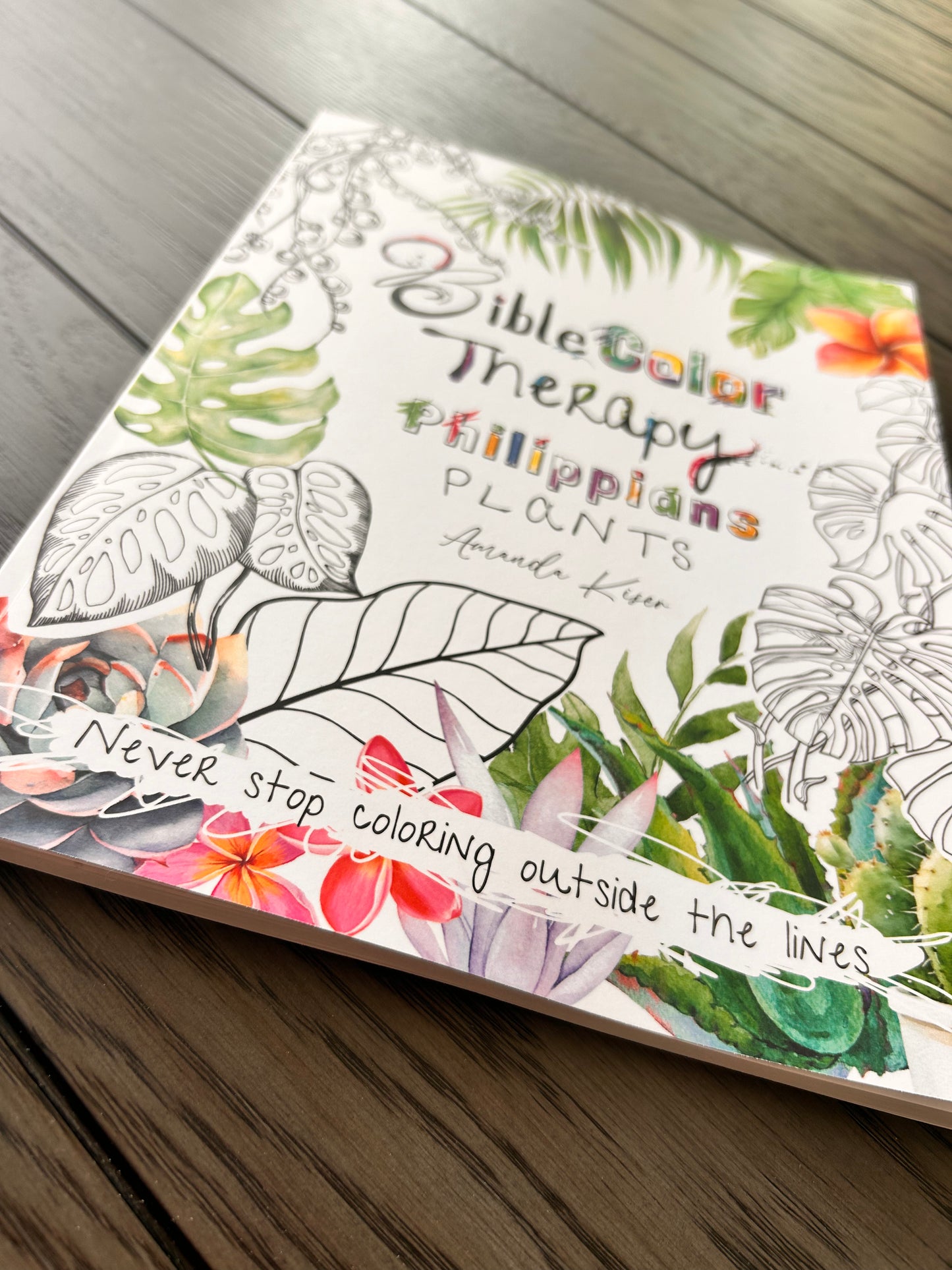 Bible Color Therapy - Philippians - Plants
