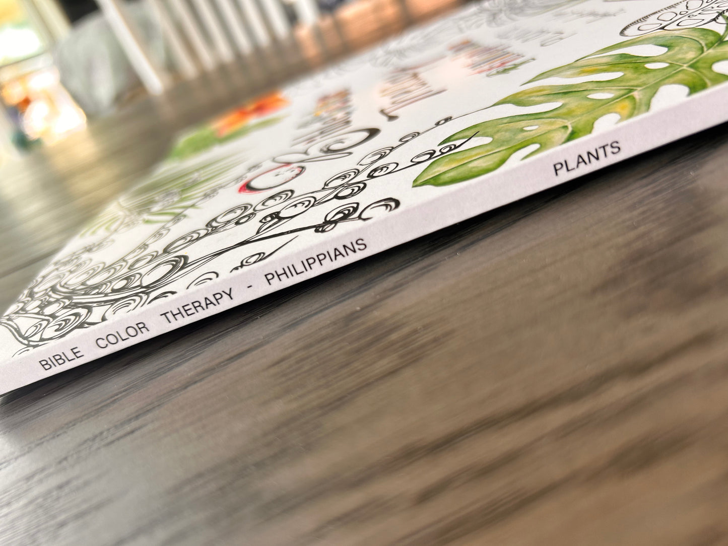 Bible Color Therapy - Philippians - Plants