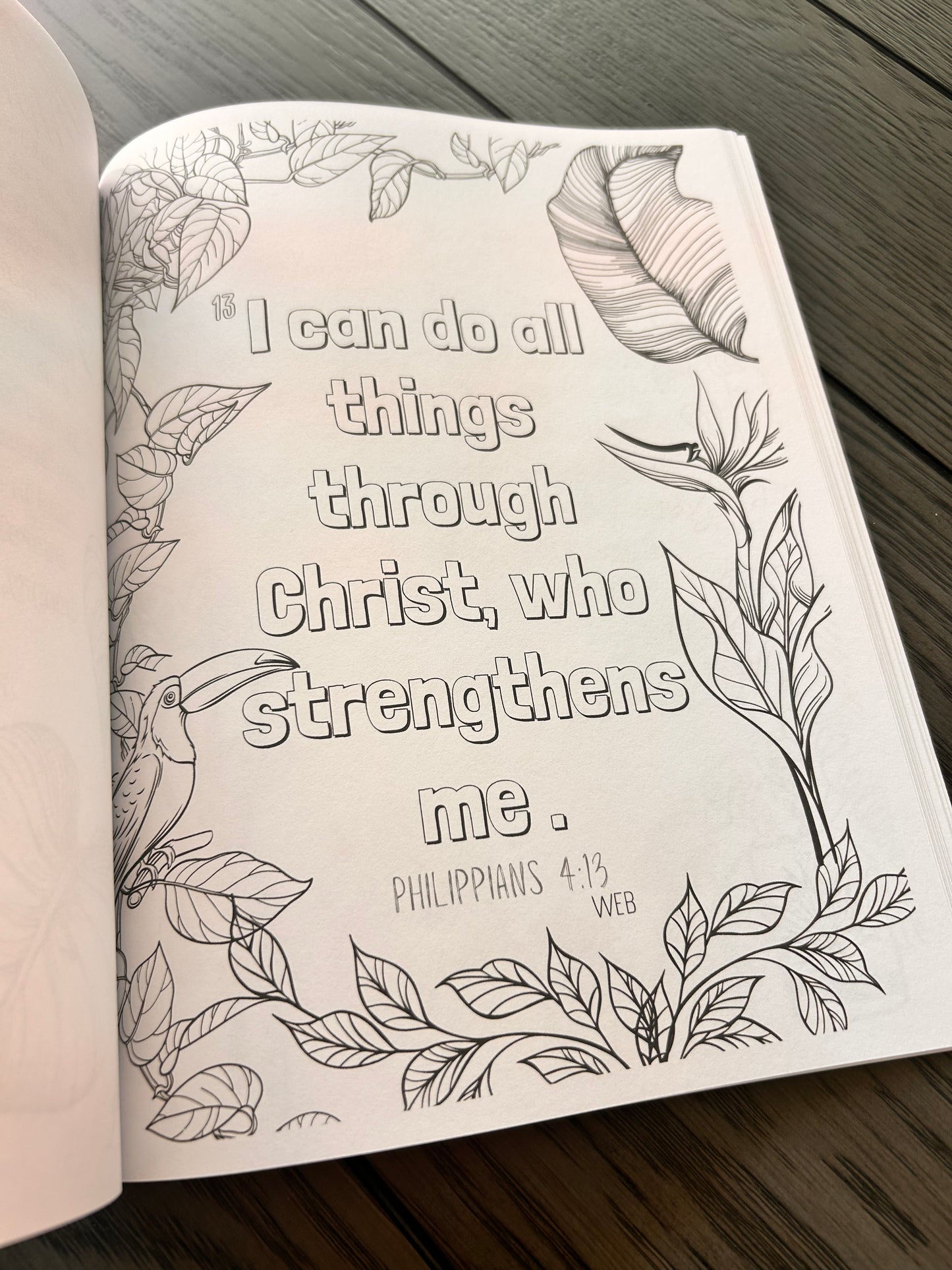 Bible Color Therapy - Philippians - Plants