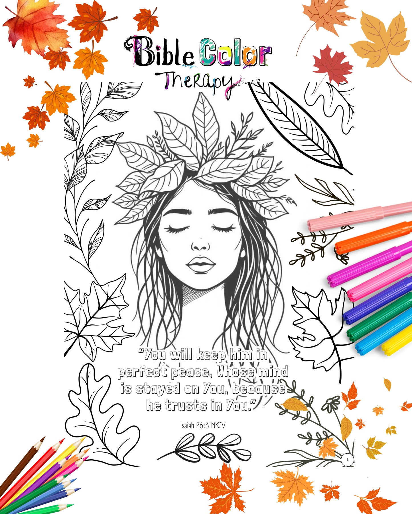 Falling into the arms of Jesus Coloring Book by Bible Color Therapy